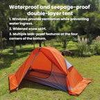 Kaima Outdoor Lightweight Waterproof Camping Tent Waterproof Breathable & Mosquito-Proof Tent, No Snow Skirt Orange, With Snow Skirt Orange, No Snow Skirt Grey, With Snow Skirt Grey, No Snow Skirt Blue, With Snow Skirt Blue