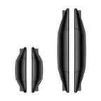 SHUNWEI SD-2158 4pcs / set Universal Car Door Anti-Collision Sticker Door Edge Anti-Scratch & Anti-Bump Rubber Strip – Waterproof, Anti-Scratch Black