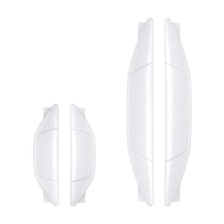 SHUNWEI SD-2158 4pcs / set Universal Car Door Anti-Collision Sticker Door Edge Anti-Scratch & Anti-Bump Rubber Strip – Waterproof, Anti-Scratch White