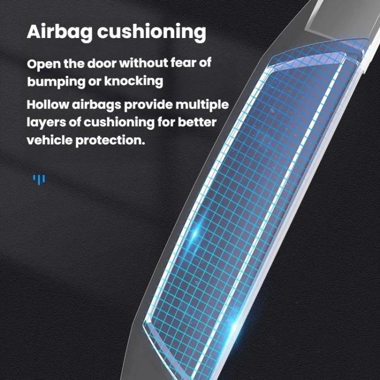SHUNWEI SD-2158 4pcs / set Universal Car Door Anti-Collision Sticker Door Edge Anti-Scratch & Anti-Bump Rubber Strip – Waterproof, Anti-Scratch