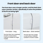SHUNWEI SD-2158 4pcs / set Universal Car Door Anti-Collision Sticker Door Edge Anti-Scratch & Anti-Bump Rubber Strip – Waterproof, Anti-Scratch