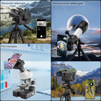 APEXEL WiFi 2MP Digital Eyepiece APP Control For Microscopes, Monocular/Binocular Telescopes