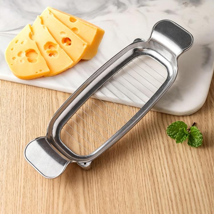 LsCook Die-Cast Aluminum Stainless Steel Cheese Slicer Butter Foie Gras Slicer, Non-stick, Polished, 430 Non-stick