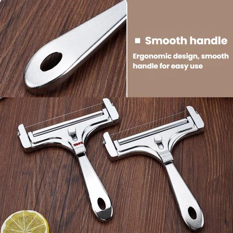 LsCook Adjustable Thickness Butter Cheese Slicer Cheese Scraper