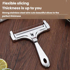 LsCook Adjustable Thickness Butter Cheese Slicer Cheese Scraper