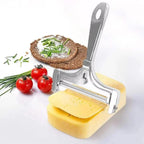 LsCook Adjustable Thickness Butter Cheese Slicer Cheese Scraper