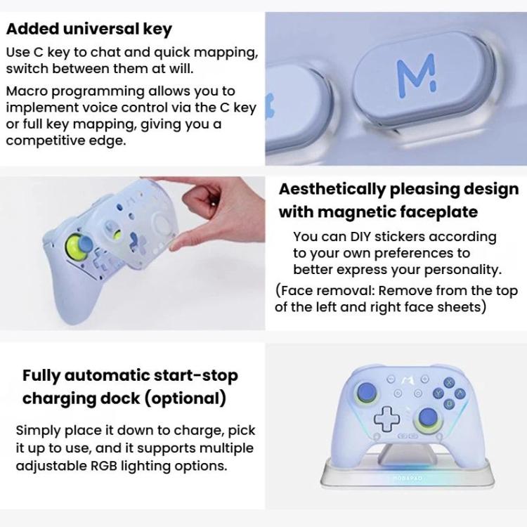 MOBAPAD Pro2-HD LSR Air Rocker Game Controller Bluetooth Wireless Controller For Switch 2 / PC