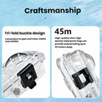 For Insta360 X5 Invisible Dive Case 45M/147ft Waterproof Underwater Housing With Seamless 360 Degree Stitching, PC Lens – Waterproof, Drop Protection