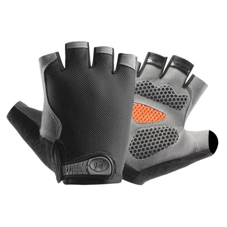 Breathable Half-Finger Gloves For Outdoor Fitness & Sports Non-Slip Wear-Resistant Mountaineering Fingerless Gloves, S, M, L – Wear-resistant, Non-slip S Blsck
