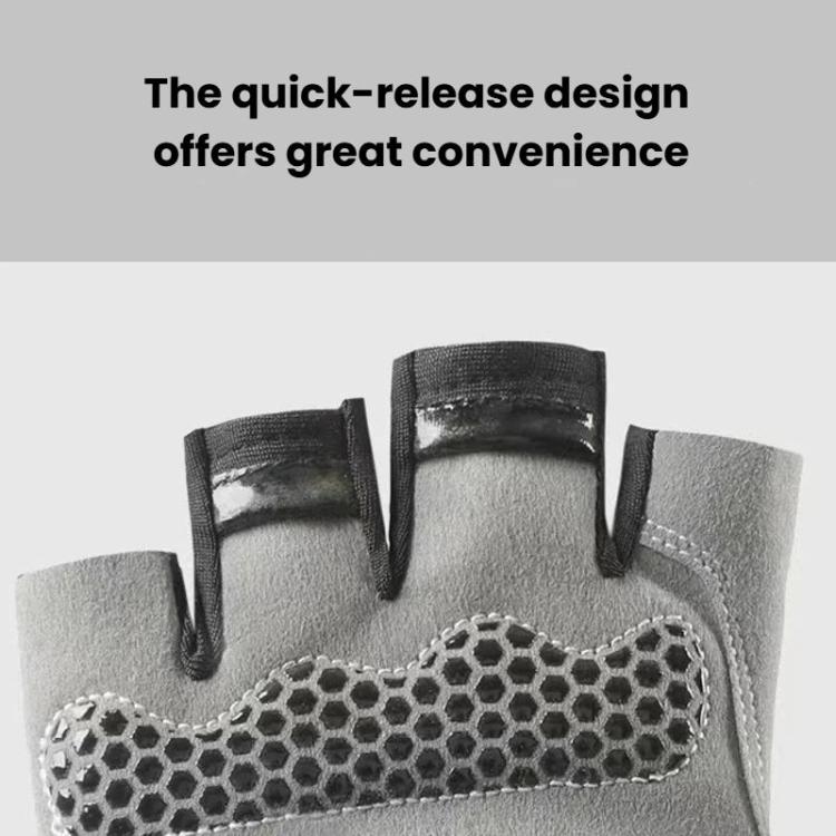 Breathable Half-Finger Gloves For Outdoor Fitness & Sports Non-Slip Wear-Resistant Mountaineering Fingerless Gloves, XL – Wear-resistant, Non-slip