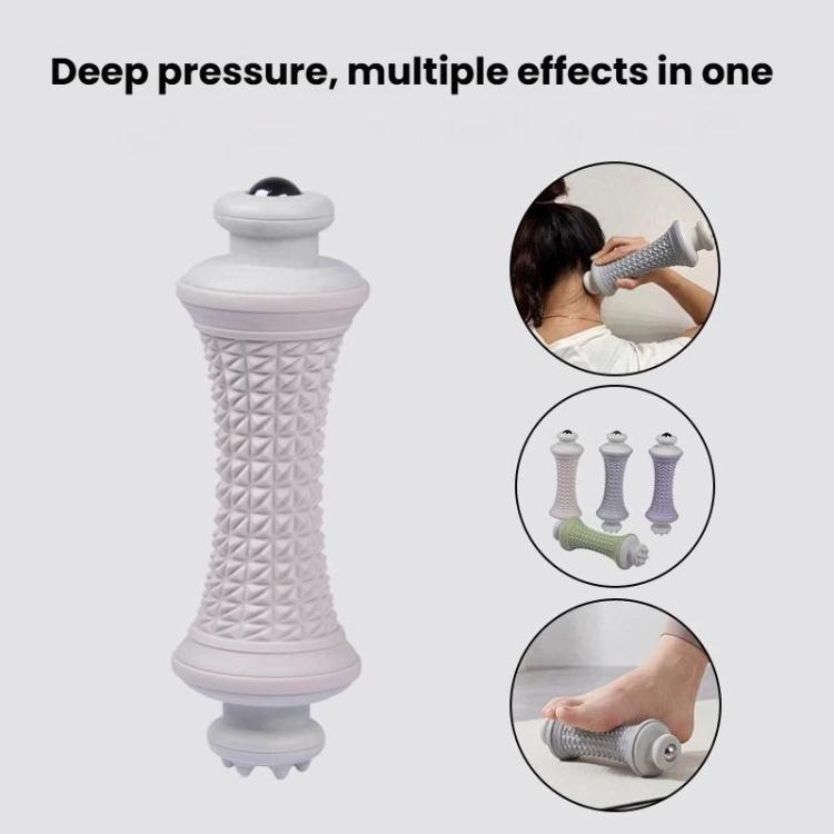 Multifunctional Massage Roller Arch Trainer Yoga Muscle Relaxation Plantar Fascia Roller Foot Massager, Pink Magnetic Bead, Green Magnetic Bead, Gray Magnetic Bead, Purple Magnetic Bead, Pink Stainless Steel Bead, Green Stainless Steel Bead... – Magnetic