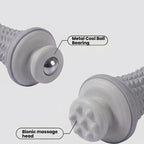Multifunctional Massage Roller Arch Trainer Yoga Muscle Relaxation Plantar Fascia Roller Foot Massager, Pink Magnetic Bead, Green Magnetic Bead, Gray Magnetic Bead, Purple Magnetic Bead, Pink Stainless Steel Bead, Green Stainless Steel Bead... – Magnetic