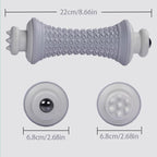Multifunctional Massage Roller Arch Trainer Yoga Muscle Relaxation Plantar Fascia Roller Foot Massager, Pink Magnetic Bead, Green Magnetic Bead, Gray Magnetic Bead, Purple Magnetic Bead, Pink Stainless Steel Bead, Green Stainless Steel Bead... – Magnetic