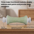 Multifunctional Massage Roller Arch Trainer Yoga Muscle Relaxation Plantar Fascia Roller Foot Massager, Pink Magnetic Bead, Green Magnetic Bead, Gray Magnetic Bead, Purple Magnetic Bead, Pink Stainless Steel Bead, Green Stainless Steel Bead... – Magnetic