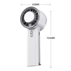 Portable Handheld Ice Cooling Fan Desktop Semiconductor Turbine High-Speed Fan