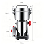 Large Motor 1000g Seasoning Grinder Crusher Household Grains Cell-Wall Breaking Machine, UK Plug, EU Plug – Durable Build, Easy to Use