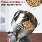 Large Motor 1000g Seasoning Grinder Crusher Household Grains Cell-Wall Breaking Machine, UK Plug, EU Plug – Durable Build, Easy to Use