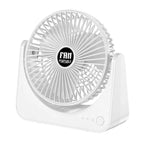 6 Inch Desktop Fan With 3 Speed Settings Summer Quiet Desktop Air Circulator Fan White