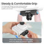 aMagisn Metal Magnetic Quick Release Mount 2.0 Lockable Adapter – Magnetic, Aluminum Alloy, For Insta360 GO Ultra