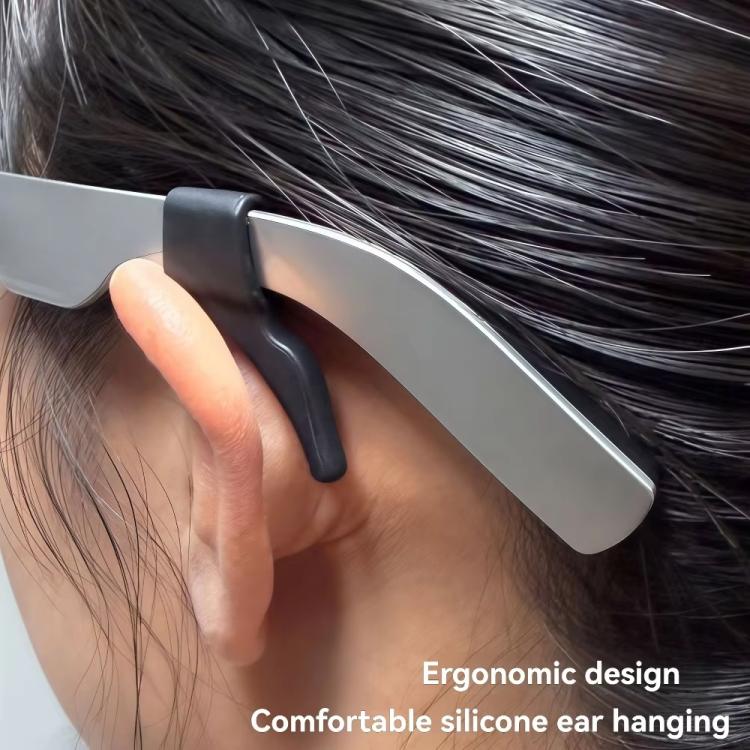 4pcs /Set Silicone Anti-Slip Ear Hooks for AI Smart Glasses Universal Comfort Eyeglass Ear Grips for Meta Ray-Ban, Xreal, Thunderbird