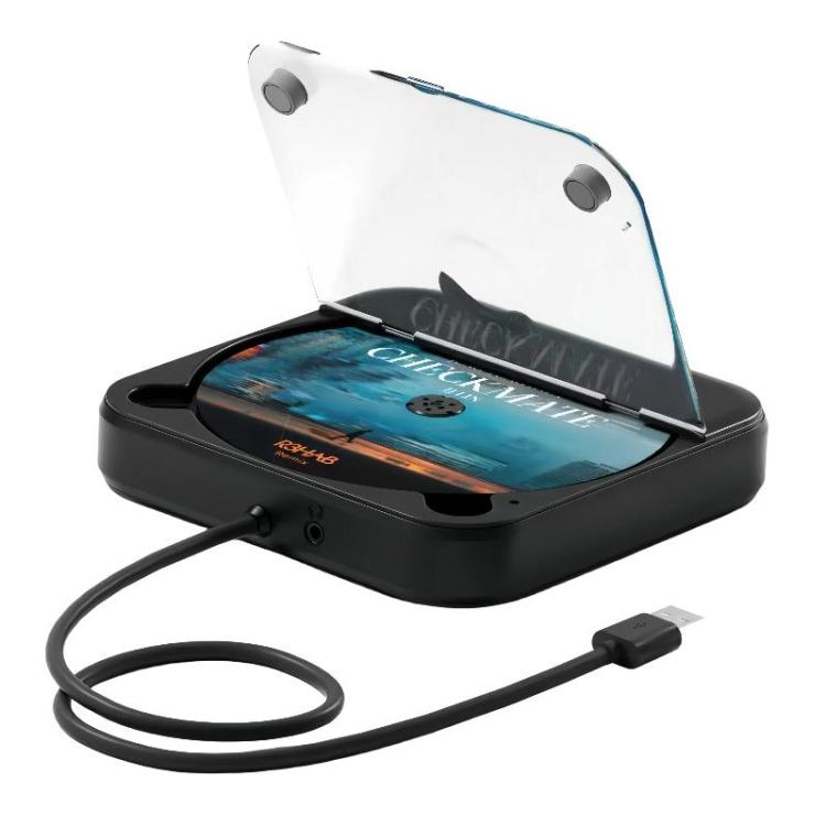 Multi-Functional Car External CD Player With USB Lossless Connection To HiFi Player – Durable Build, Easy to Use Black
