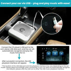 Multi-Functional Car External CD Player With USB Lossless Connection To HiFi Player – Durable Build, Easy to Use