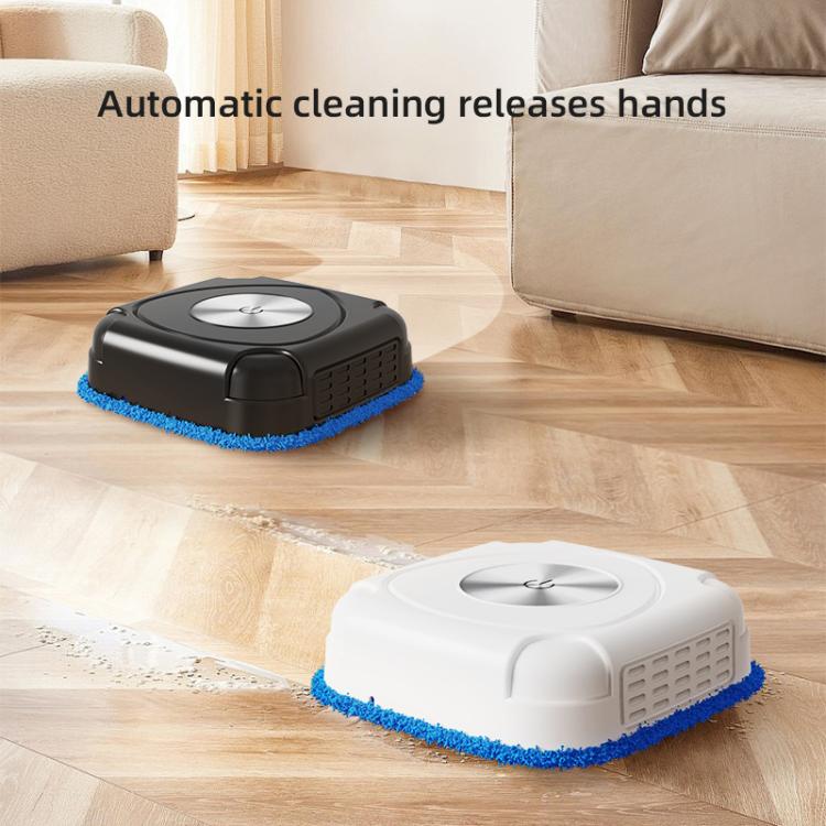 P7 Small Household Intelligent Sweeping Robot Wireless Automatic Floor Mopping Machine, Black With 1 Towel, White With 1 Towel, Black With 2 Towels, White With 2 Towels