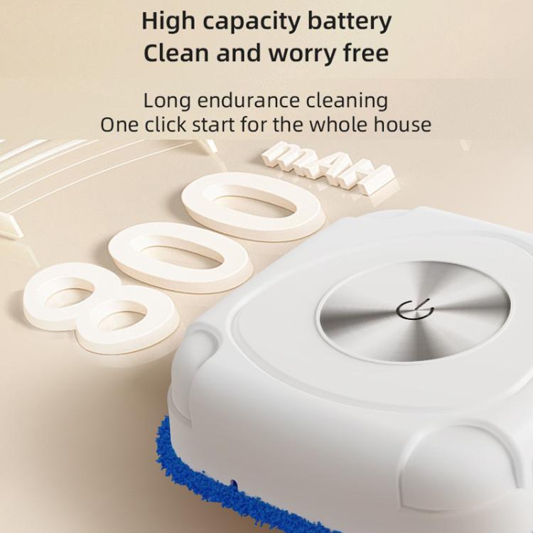 P7 Small Household Intelligent Sweeping Robot Wireless Automatic Floor Mopping Machine, Black With 1 Towel, White With 1 Towel, Black With 2 Towels, White With 2 Towels