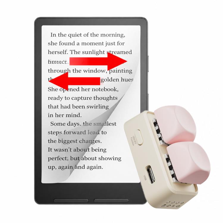 Hanlinyue 2-Key High-Speed Switch Keyboard Bluetooth Page Turner, Pink For KOBO, Pink For Phone, Pink For E-book, Purple For Phone, Purple For E-book, Purple For KOBO, Green For KOBO, Green For Phone, Green For E-book, Orange For Phone, Orange For...