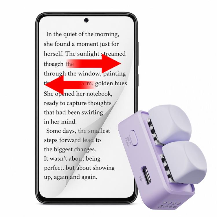 Hanlinyue 2-Key High-Speed Switch Keyboard Bluetooth Page Turner, Pink For KOBO, Pink For Phone, Pink For E-book, Purple For Phone, Purple For E-book, Purple For KOBO, Green For KOBO, Green For Phone, Green For E-book, Orange For Phone, Orange For...