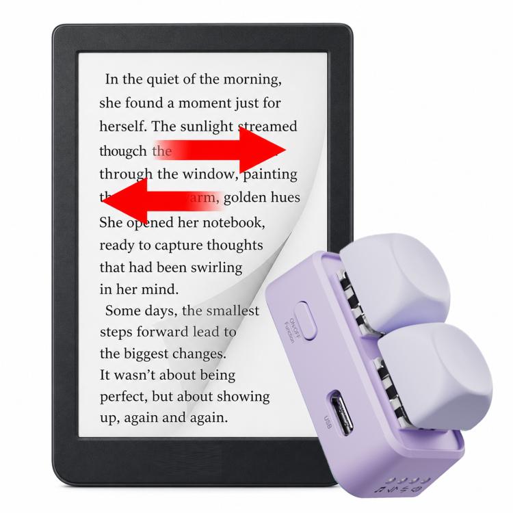 Hanlinyue 2-Key High-Speed Switch Keyboard Bluetooth Page Turner, Pink For KOBO, Pink For Phone, Pink For E-book, Purple For Phone, Purple For E-book, Purple For KOBO, Green For KOBO, Green For Phone, Green For E-book, Orange For Phone, Orange For...