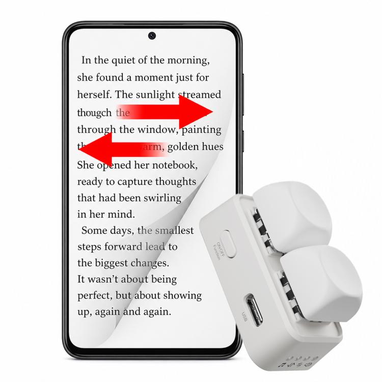 Hanlinyue 2-Key High-Speed Switch Keyboard Bluetooth Page Turner, Pink For KOBO, Pink For Phone, Pink For E-book, Purple For Phone, Purple For E-book, Purple For KOBO, Green For KOBO, Green For Phone, Green For E-book, Orange For Phone, Orange For...