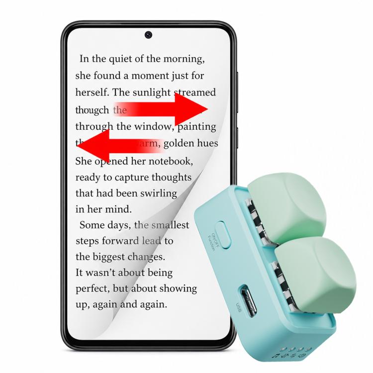 Hanlinyue 2-Key High-Speed Switch Keyboard Bluetooth Page Turner, Pink For KOBO, Pink For Phone, Pink For E-book, Purple For Phone, Purple For E-book, Purple For KOBO, Green For KOBO, Green For Phone, Green For E-book, Orange For Phone, Orange For...