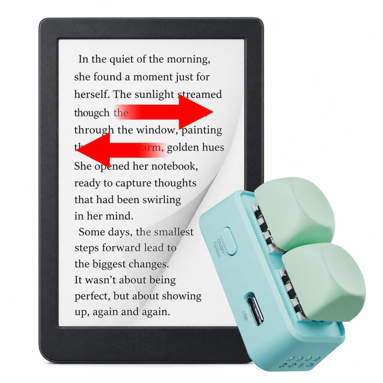 Hanlinyue 2-Key High-Speed Switch Keyboard Bluetooth Page Turner, Pink For KOBO, Pink For Phone, Pink For E-book, Purple For Phone, Purple For E-book, Purple For KOBO, Green For KOBO, Green For Phone, Green For E-book, Orange For Phone, Orange For...