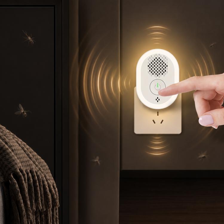 Intelligent Ultrasonic Mosquito Repellent Lamp, Household Silent Repeller For Mice, Insects & Cockroaches, US Plug US Plug
