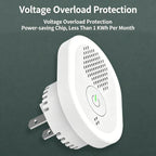 Intelligent Ultrasonic Mosquito Repellent Lamp, Household Silent Repeller For Mice, Insects & Cockroaches, US Plug
