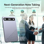 B86 Intelligent Noise-Reduction & Transcription Card-Shaped Voice Recorder, Bluetooth Magnetic AI Translator, 32GB, 64GB, No Memory Card – Magnetic, Bluetooth, Wireless Charging