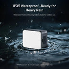 TELESIN Quick-Release Mini Vlog Fill Light, IPX5 Waterproof Magnetic LED Video Light With 3 Color Temps – Waterproof, Magnetic, TPU, For DJI Action 5 Pro/4/3