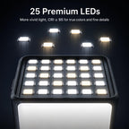 TELESIN Quick-Release Mini Vlog Fill Light, IPX5 Waterproof Magnetic LED Video Light With 3 Color Temps – Waterproof, Magnetic, TPU, For DJI Action 5 Pro/4/3