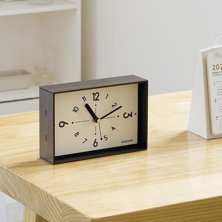 wozoom Living Room Table Clock Ornament Vintage Home Desk Clock – Durable Build, Easy to Use