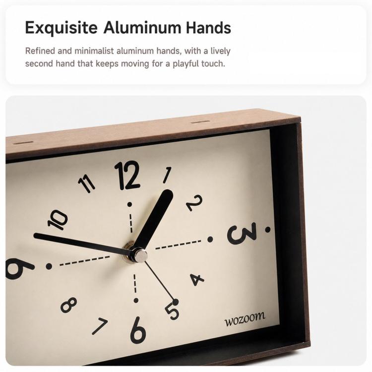 wozoom Living Room Table Clock Ornament Vintage Home Desk Clock – Durable Build, Easy to Use