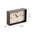wozoom Living Room Table Clock Ornament Vintage Home Desk Clock – Durable Build, Easy to Use