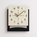 wozoom Minimalist Home Wall Clock Background Wall Decorative Clock, Cream White Standard, Cream White Swing, Pearl White Swing – Durable Build, Easy to Use Cream White Standard