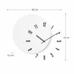 wozoom Living Room Modern Minimalist Wood Silent Decorative Clock