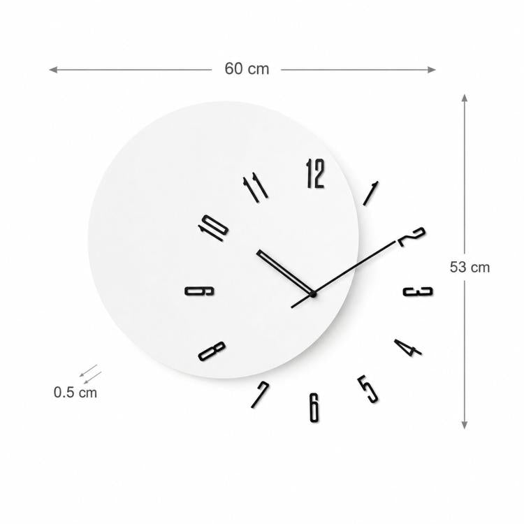 wozoom Living Room Modern Minimalist Wood Silent Decorative Clock