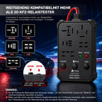 12V 24V Automotive Relay Tester 5-Socket Universal 4-Pin & 5-Pin Auto Relay Diagnostic Tool – Durable Build, Easy to Use