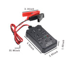 12V 24V Automotive Relay Tester 5-Socket Universal 4-Pin & 5-Pin Auto Relay Diagnostic Tool – Durable Build, Easy to Use