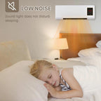 Wall Mounted Air Conditioner Fan Household Cooling & Heating Fan Electric Heater, EU Plug, UK Plug, US 110V 2-Pin Plug, US 110V 3-Pin Plug, AU Plug, Natural Gentle Breeze US 3-Pin Plug – TPU