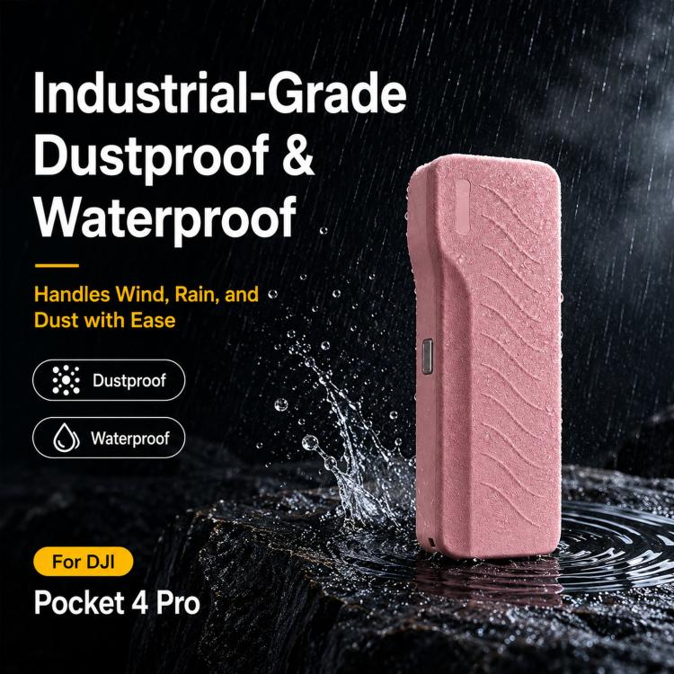 For DJI Pocket 4P Hard Shell Protective Storage Case Box With 3 Filter Slots, 2 SD Card Holders – Anti-Scratch, Lanyard