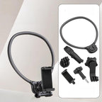 Silicone Neck Mount Holder for Action Camera Flexible POV 360-degree Rotatable Collar Mount, Full Kit, Standard Kit, Basic Kit – Durable Build, Easy to Use